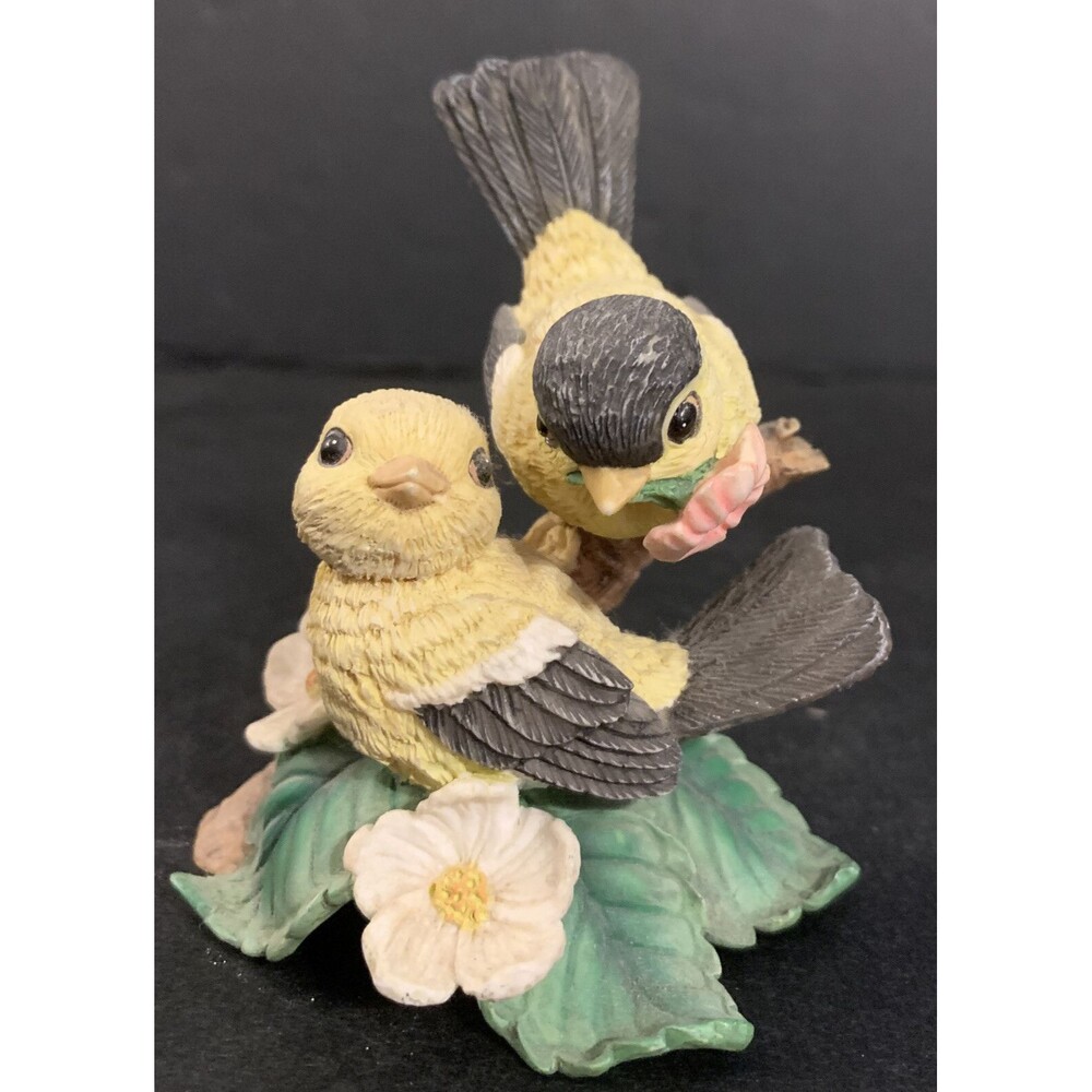 "Flowered With Love" Garden Romances Are Forever 1996 Hamilton Bird Collection